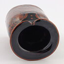 Stig Lindberg (Combin 1970s) Bottle Child with Tenmoku Glaze 12 cm (Missing stopper)