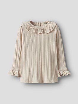 NMFTANSY LS SLIM TOP LIL Novelle Peach