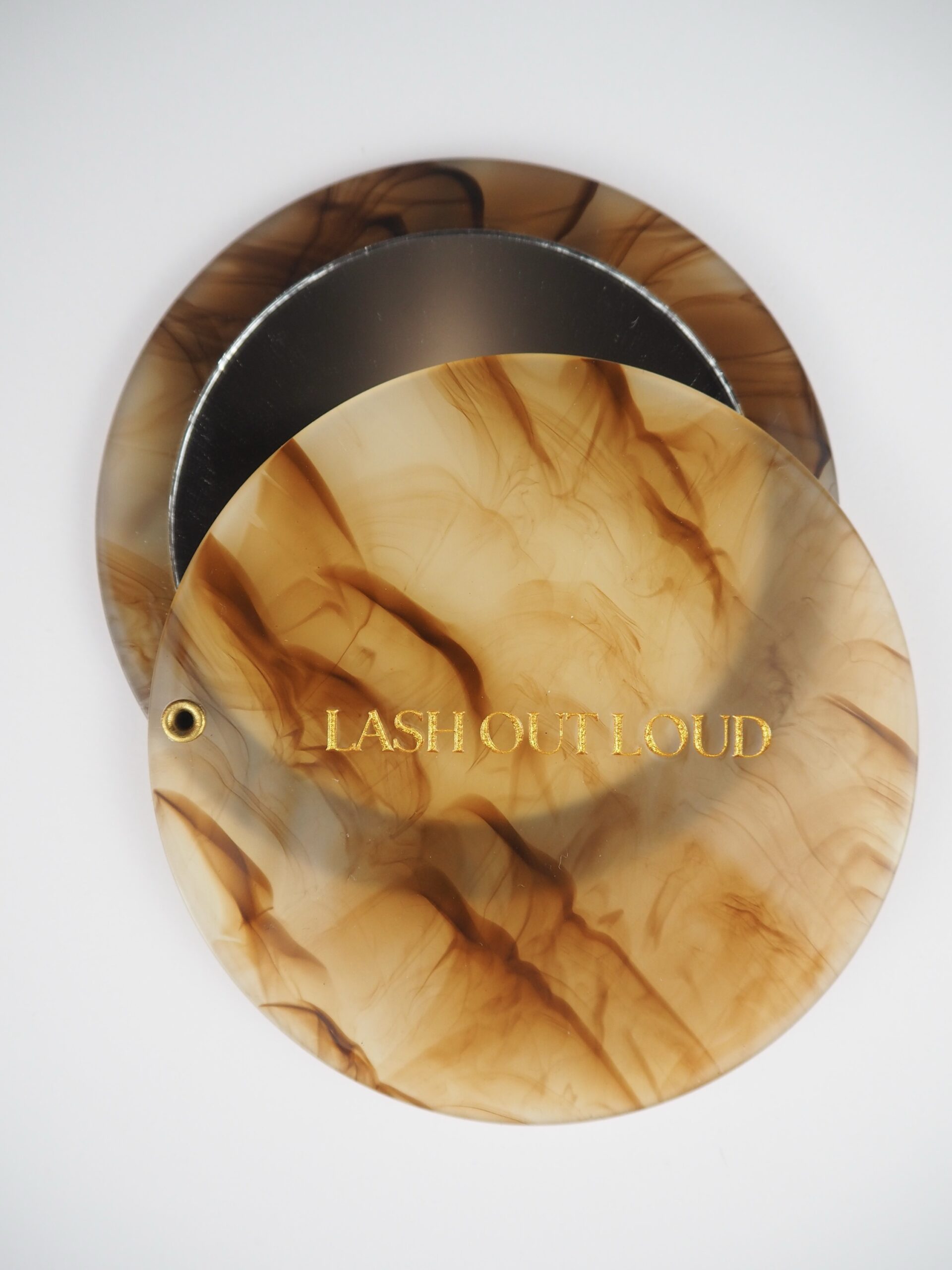 Pocket mirror "Lash out loud" - 2