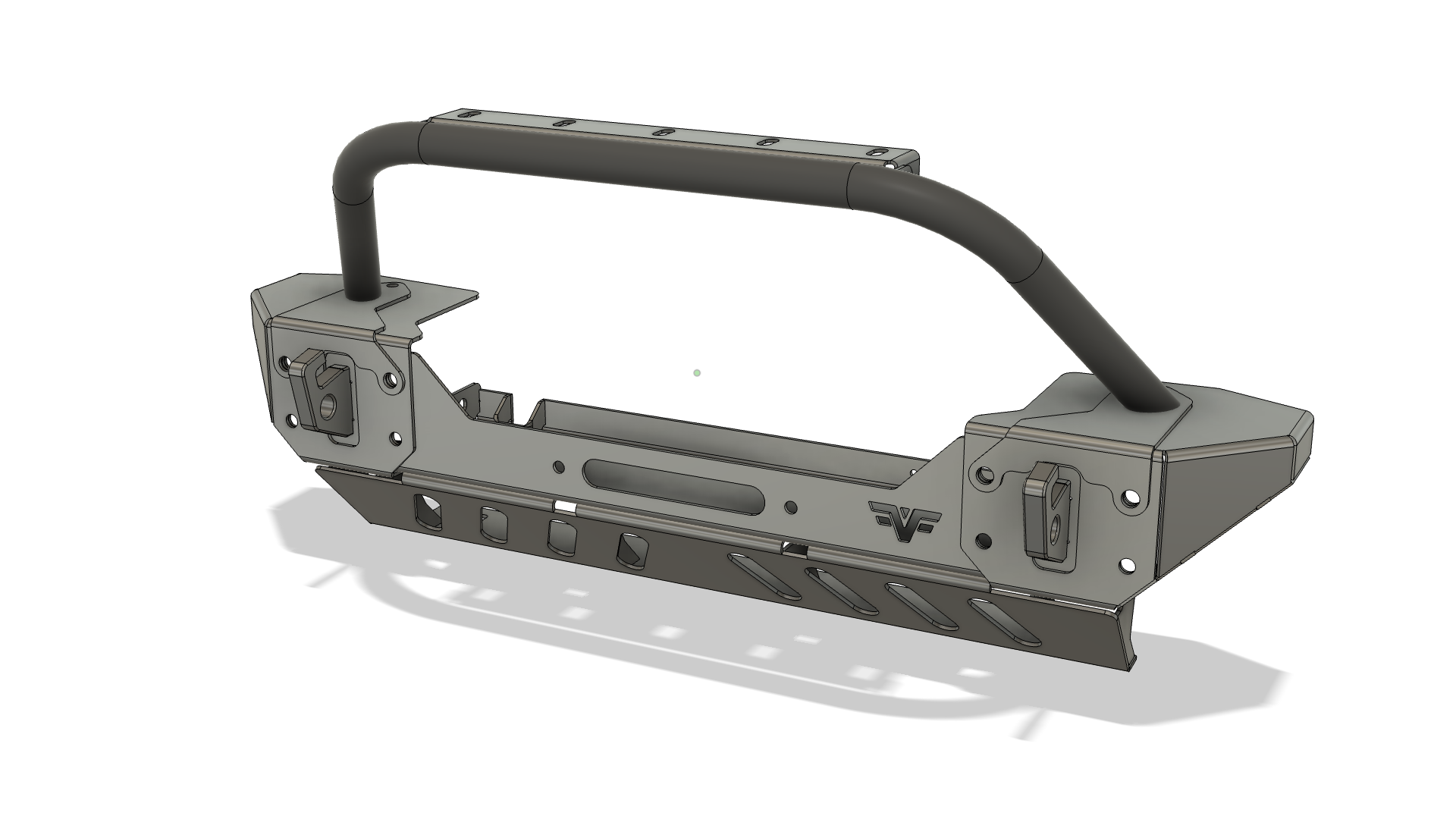 Falken Fabrication - Stubby End Caps - Mod Front Bumper - Jeep JK & JKU - 3