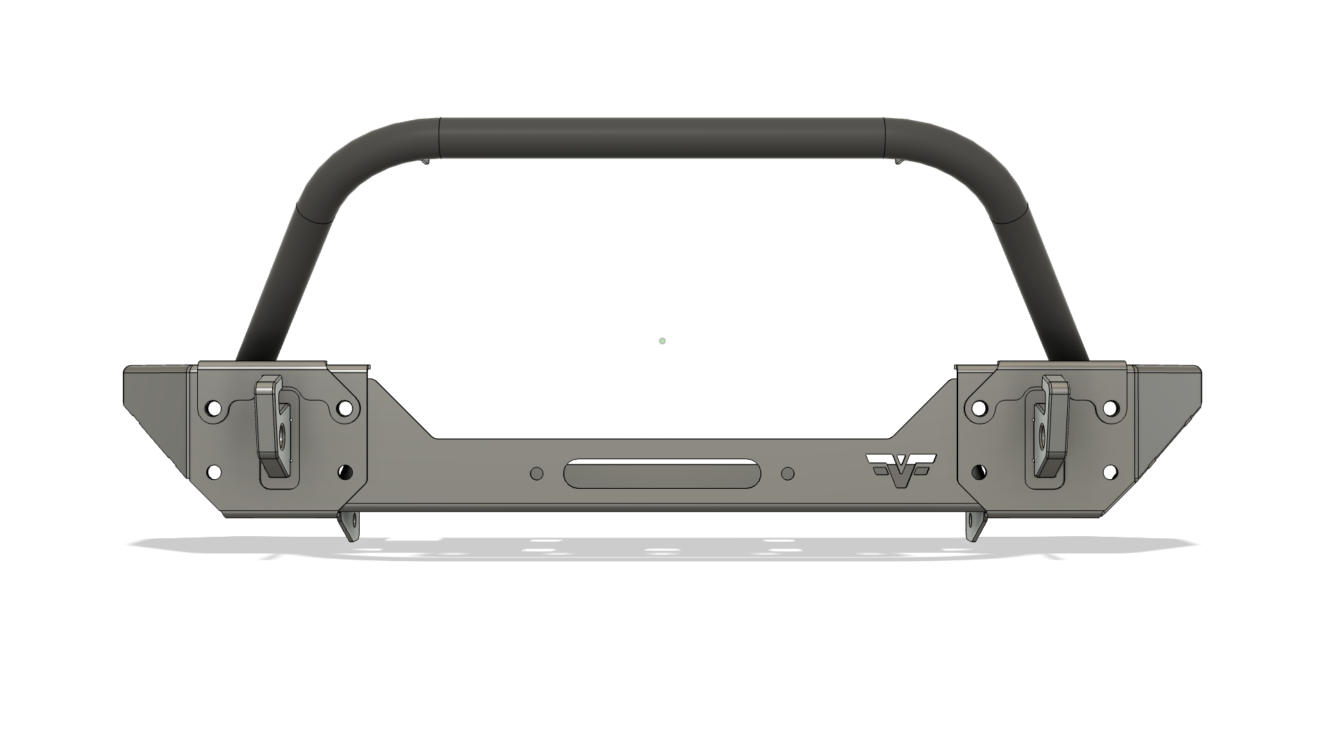Falken Fabrication - Stubby End Caps - Mod Front Bumper - Jeep JK & JKU - 2
