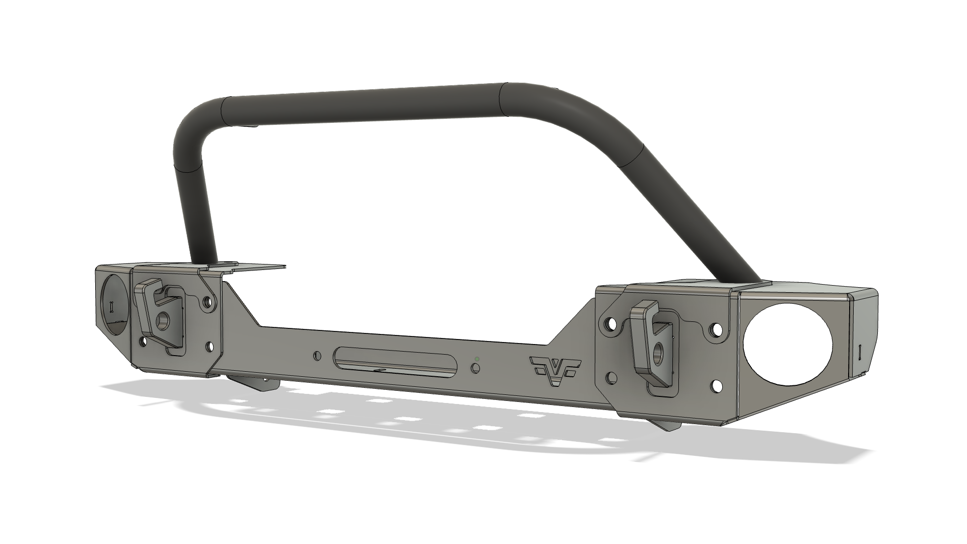 Falken Fabrication - Fog Light End Caps - Mod Front Bumper - Jeep JK & JKU - 4