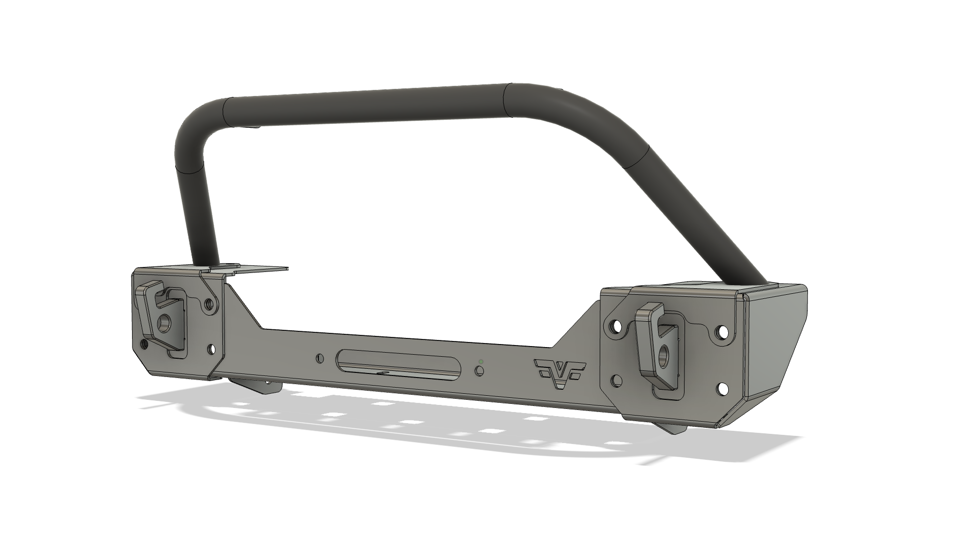 Falken Fabrication - Skid Plate - Mod Front Bumper - Jeep JK & JKU - 3