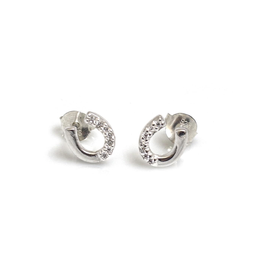 Örhängen HiHo Hästskor Sterling Silver/Cubic Zirconia
