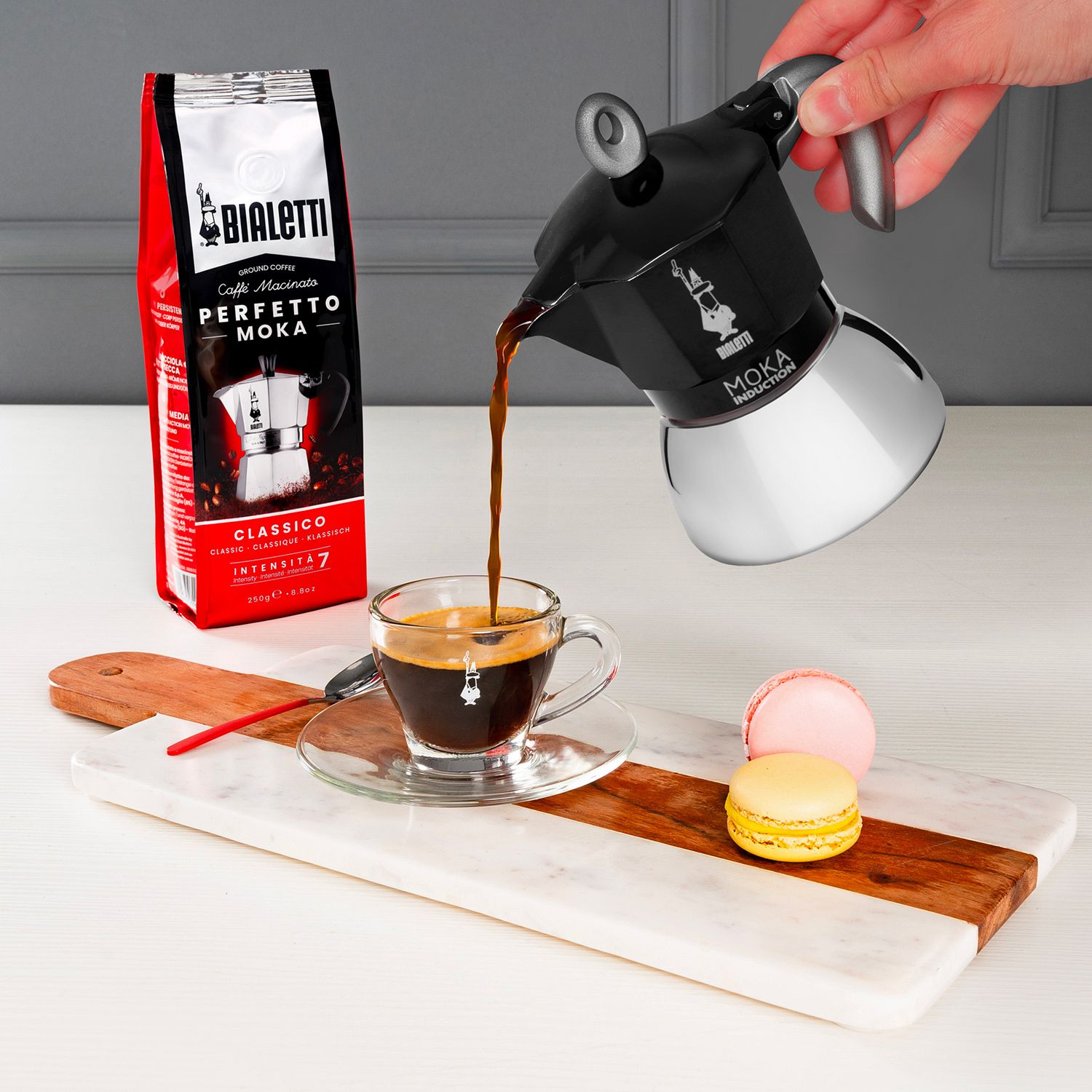 Bialetti -  Bialetti New Moka Induktion - 4 cups - 150ml - Svart - 3