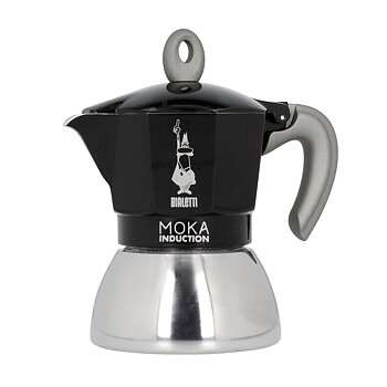 Bialetti -  Bialetti New Moka Induktion - 4 cups - 150ml - Svart