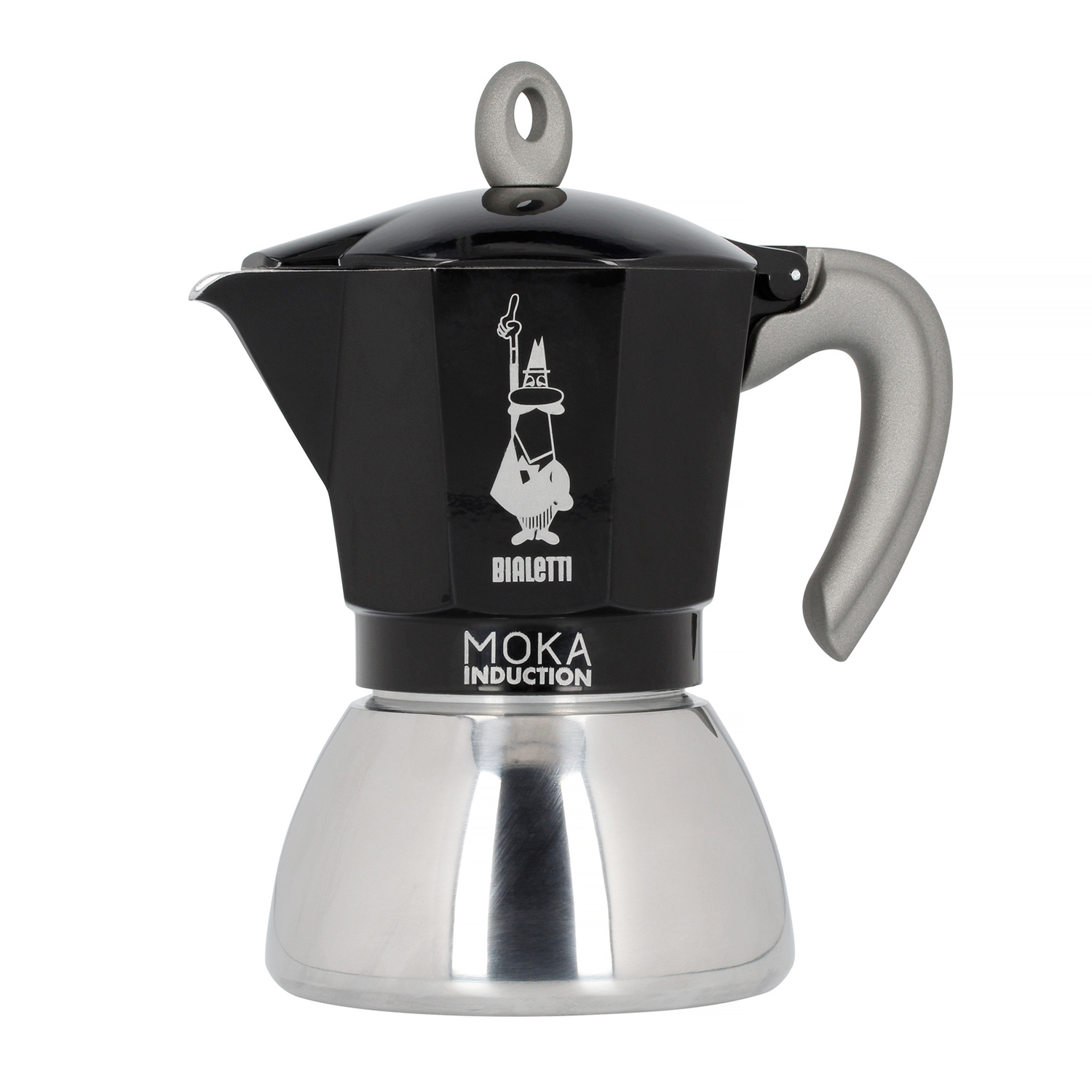Bialetti -  Bialetti New Moka Induktion - 6 cups - 280ml - Svart