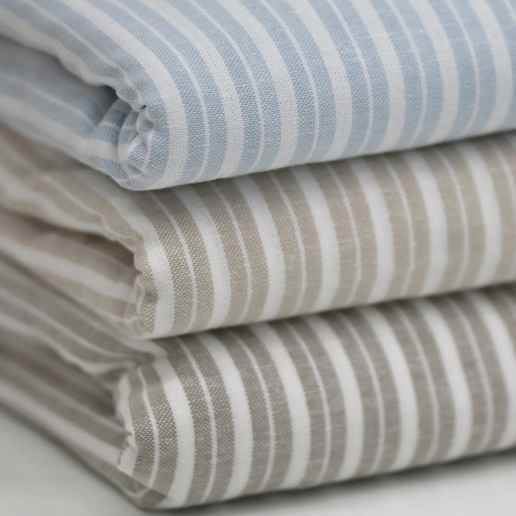 STRIPE LINEN - TAUPE - 2