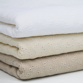 MUSLIN MILLEFLEURS - OFF WHITE