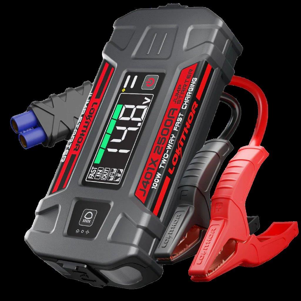 Lokithor J401X 2500A 12V 74Wh Lithium Low-Temperature(-40℉) Jump Starter - 3