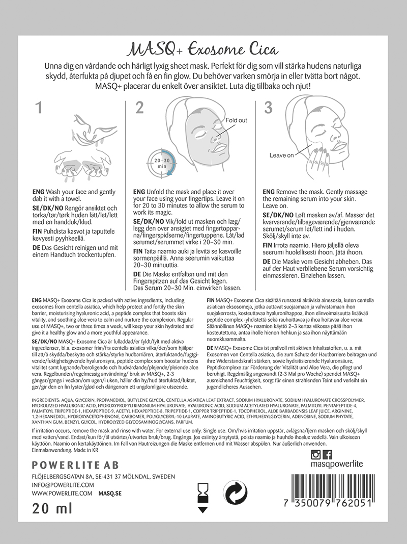 MASQ+ Exosome Cica 1-pack