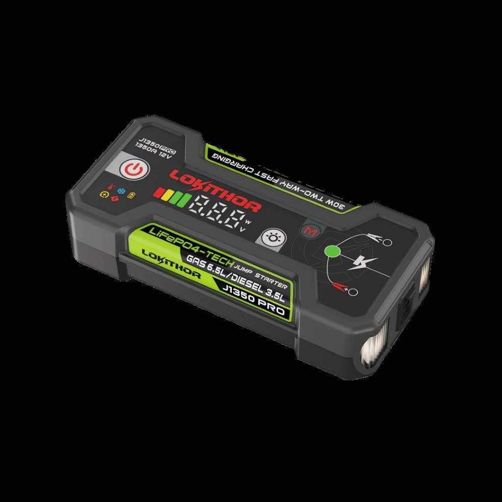 Lokithor J1350 PRO LiFePO 12V 25.6Wh 1350A Jump Starter - 2