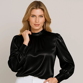 SATIN - BLACK