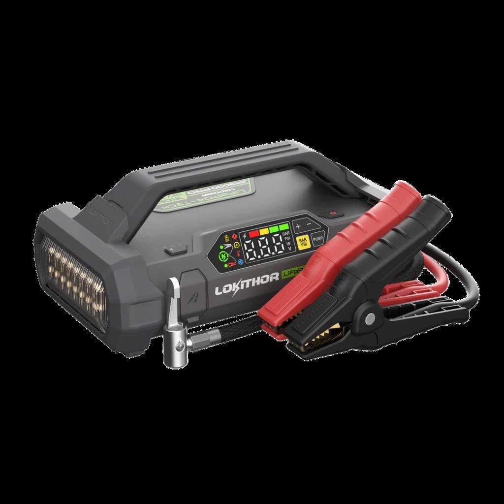 JA3000 PRO 12V 3000A 46.08Wh LiFePO JumpStarter, 150PSI Air Inflator, ConnectMax - 7