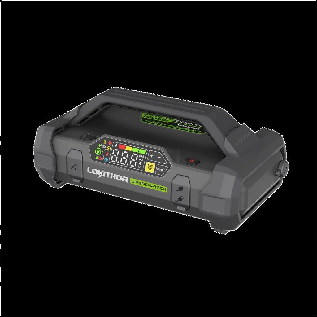 JA3000 PRO 12V 3000A 46.08Wh LiFePO JumpStarter, 150PSI Air Inflator, ConnectMax - 2