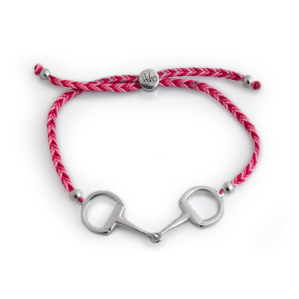 Vänskapsarmband HiHo Bett Sterling Silver Multi Rosa