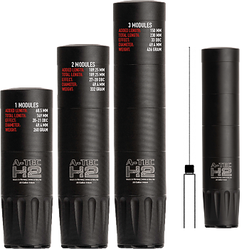 A-Tec H2 2 Moduler .30 A-Lock Mini inkl. Adapter / Snabbfäste 2