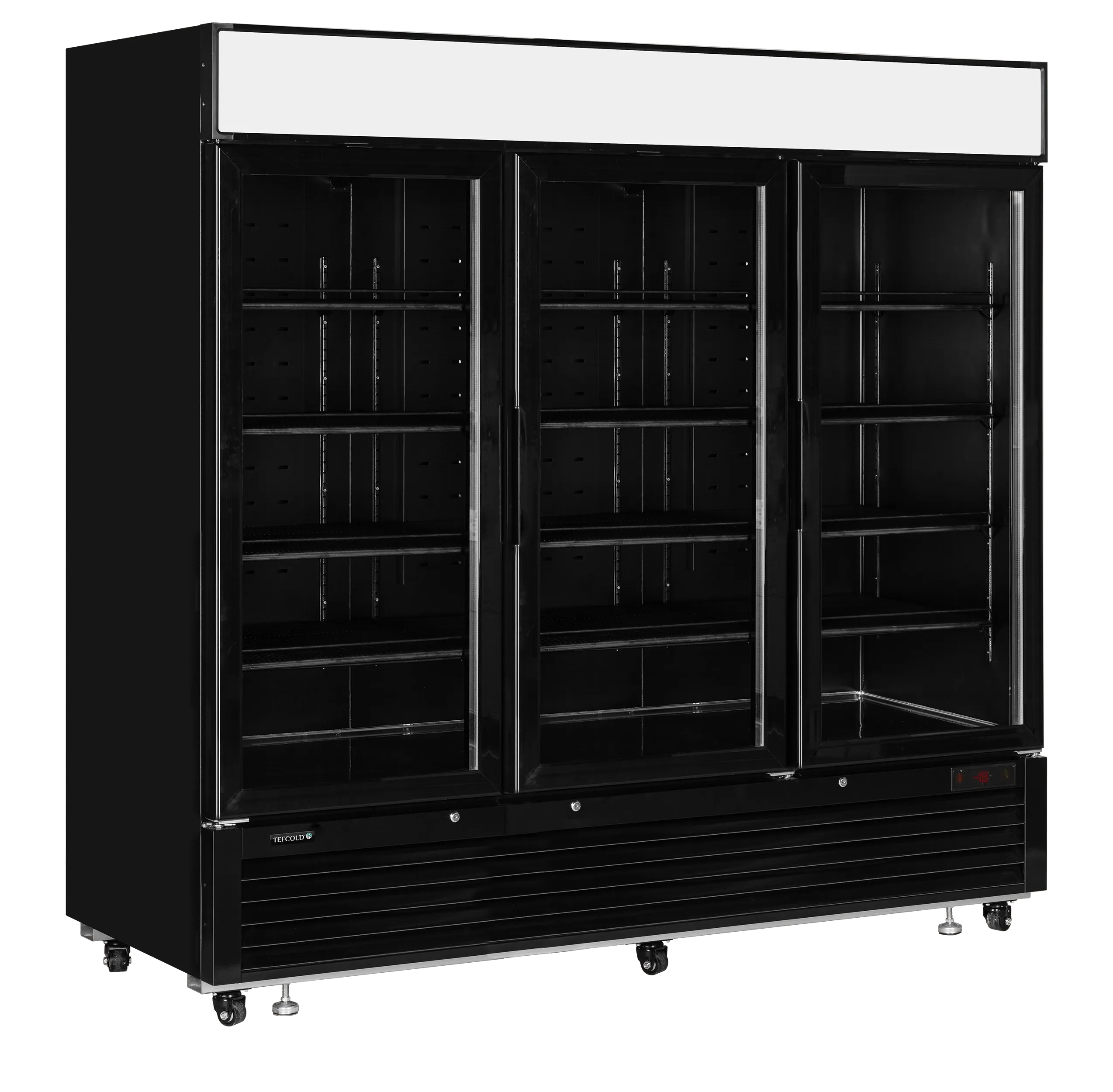 Tefcold - Displayfrys - LGF7500B - Svart