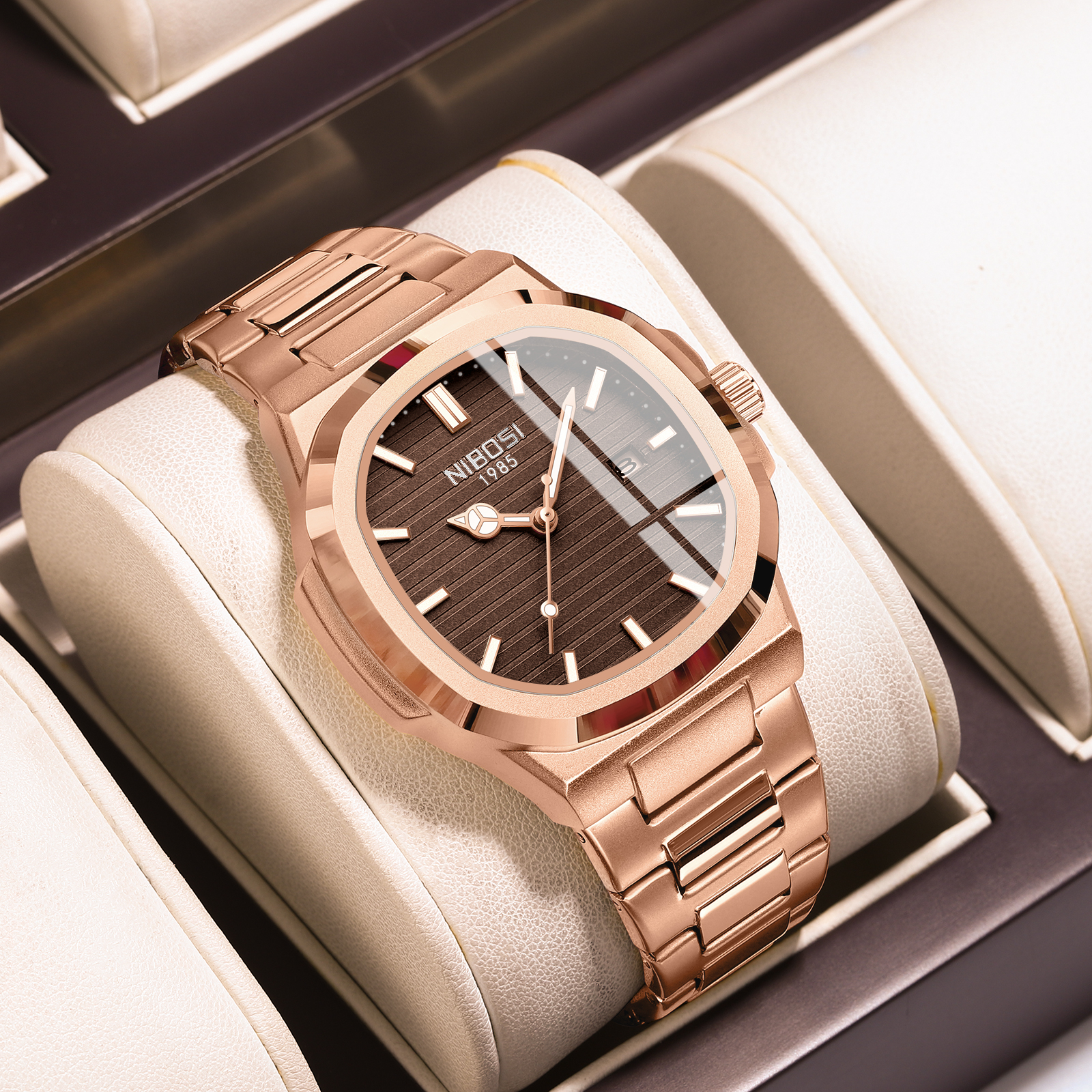 Nibosi Astronaut Rose Gold Brown - 4