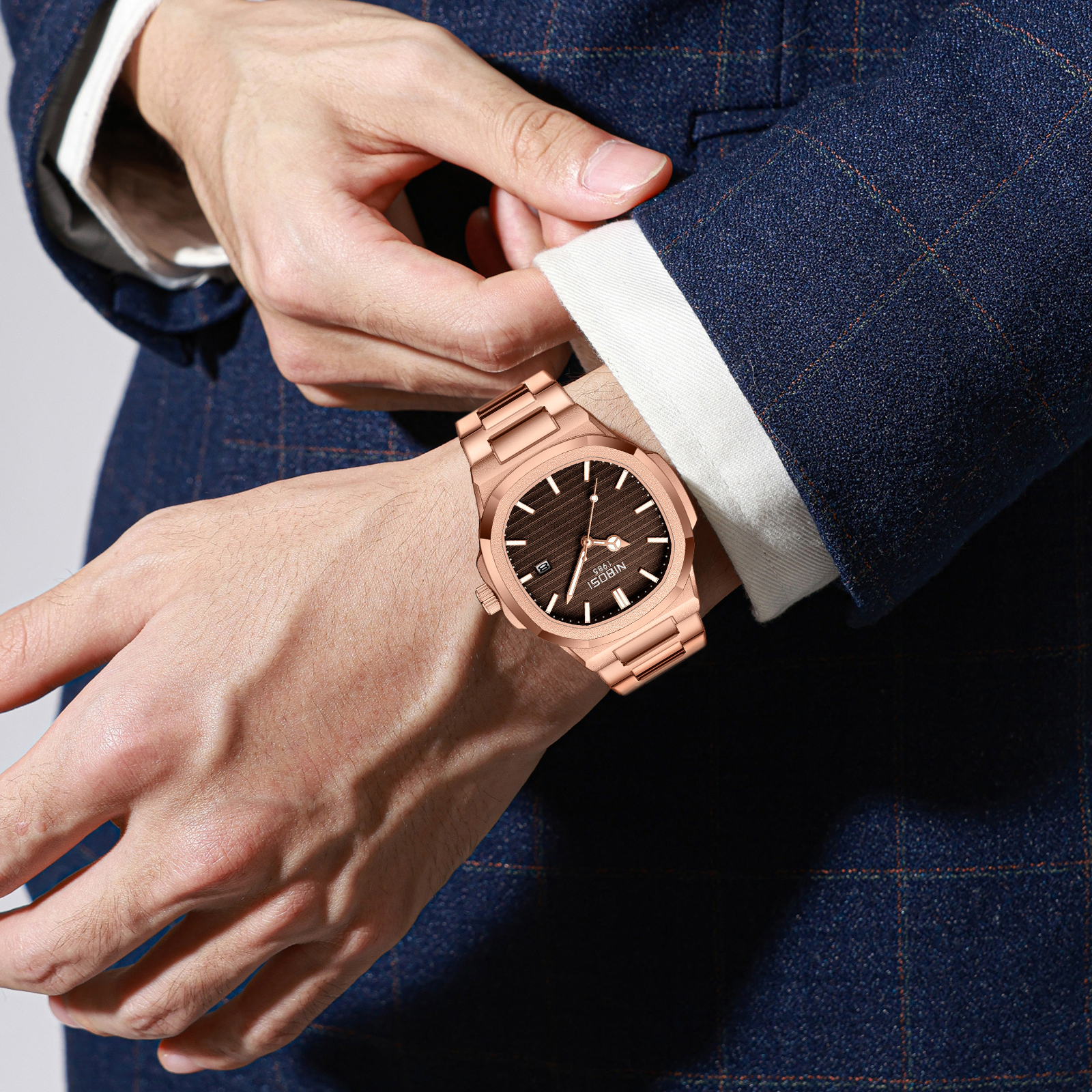 Nibosi Astronaut Rose Gold Brown - 6