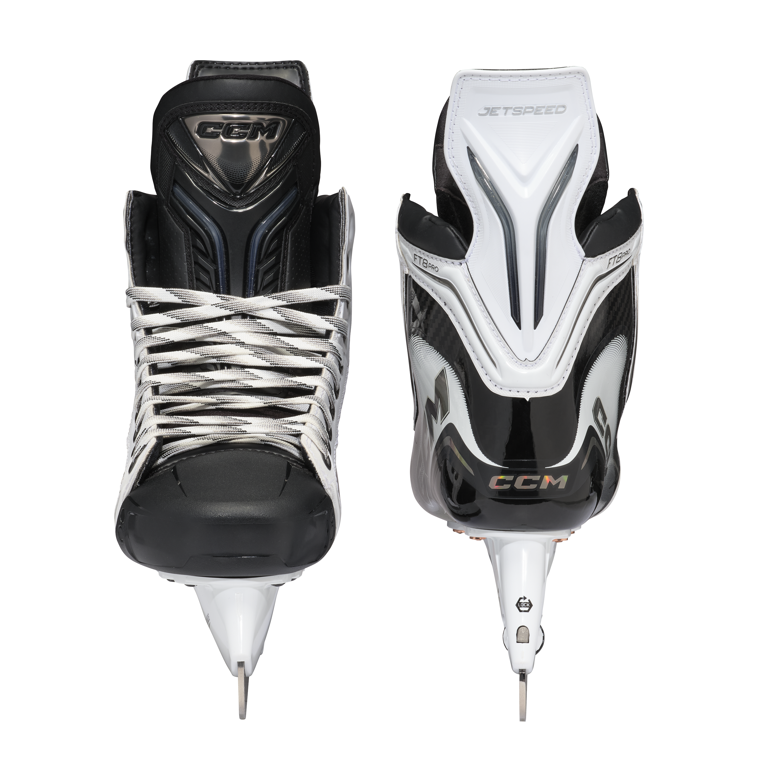 CCM Skates Jetspeed FT8 Pro White Edition Sr Skridskor - 4