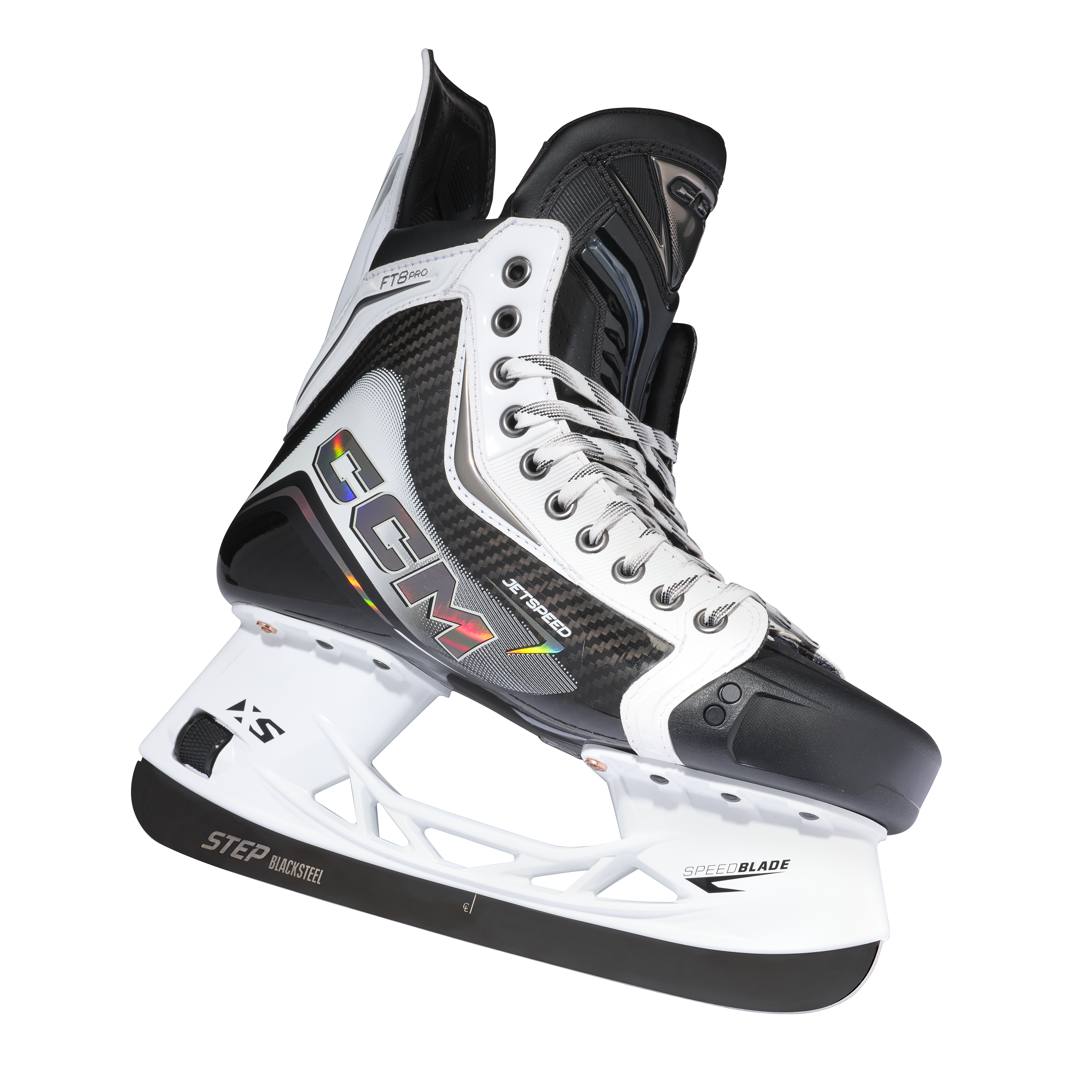 CCM Skates Jetspeed FT8 Pro White Edition Int Skridskor - 2