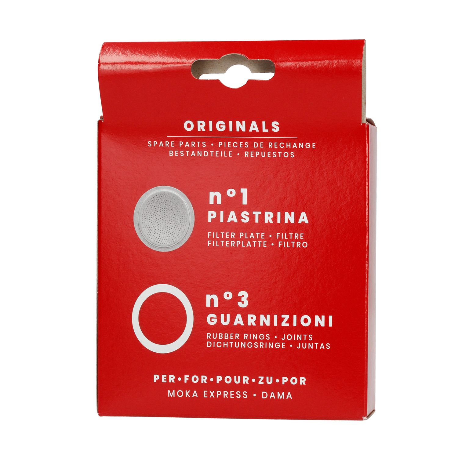 Bialetti - Gummipackningar - Aluminiumfilter - 9 Koppar - 2