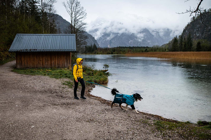 Non Stop Dogwear Fjord Rain Jacket 2.0 - Teal – Size 30 - Waterproof