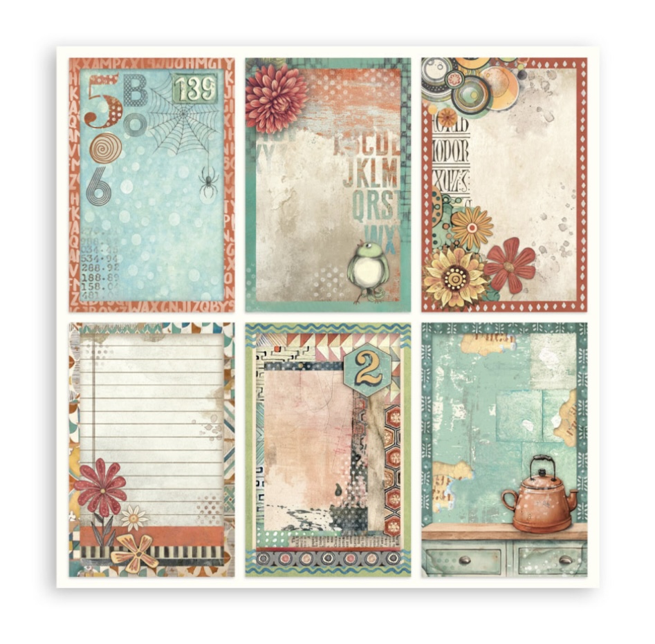 Stamperia Paper Pad 12X12 - Furry Friends (Single Face) - 7