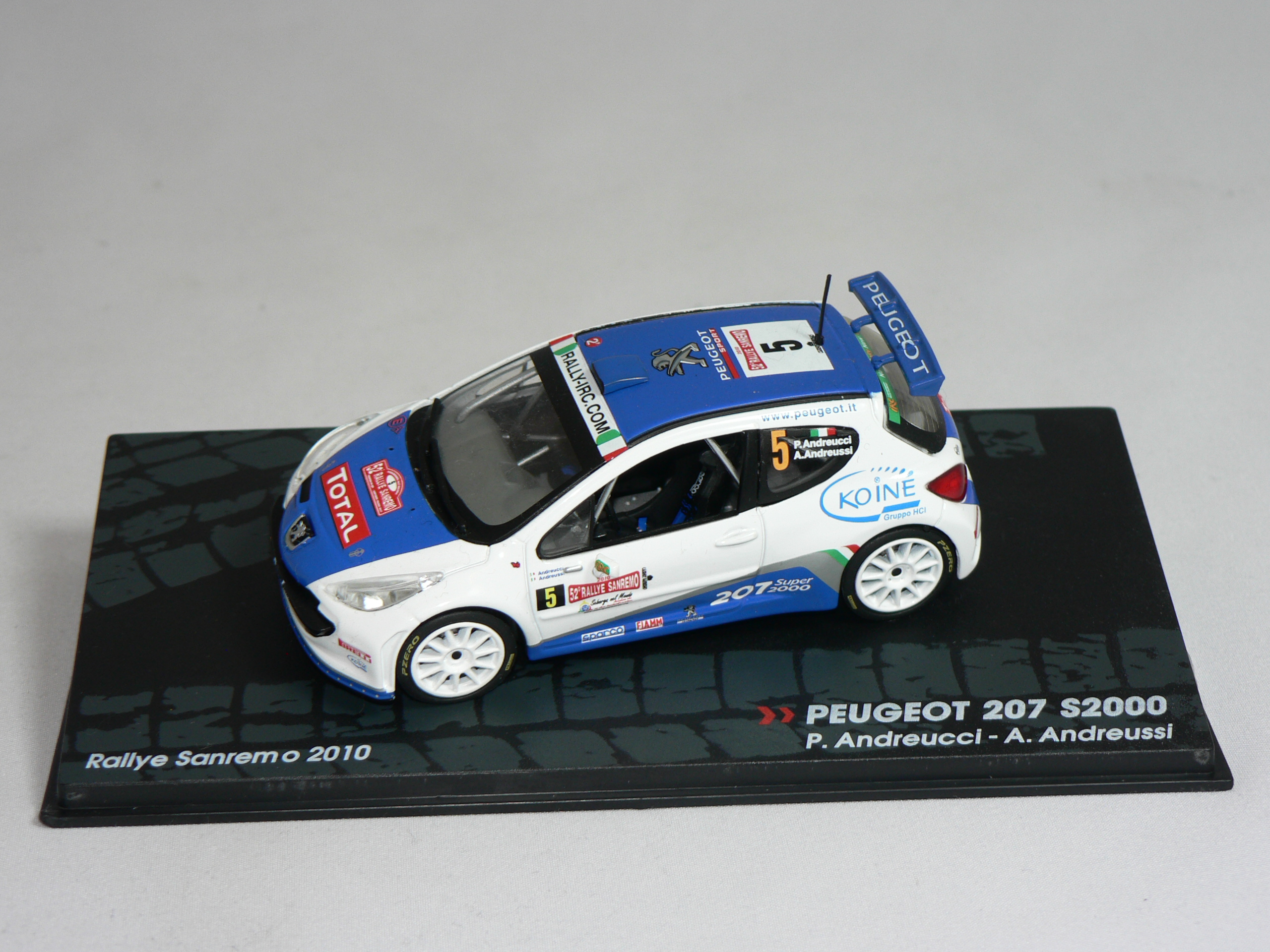 Peugeot  207  S2000  #5   2010   1:43  Champion Rally Cars  - 3