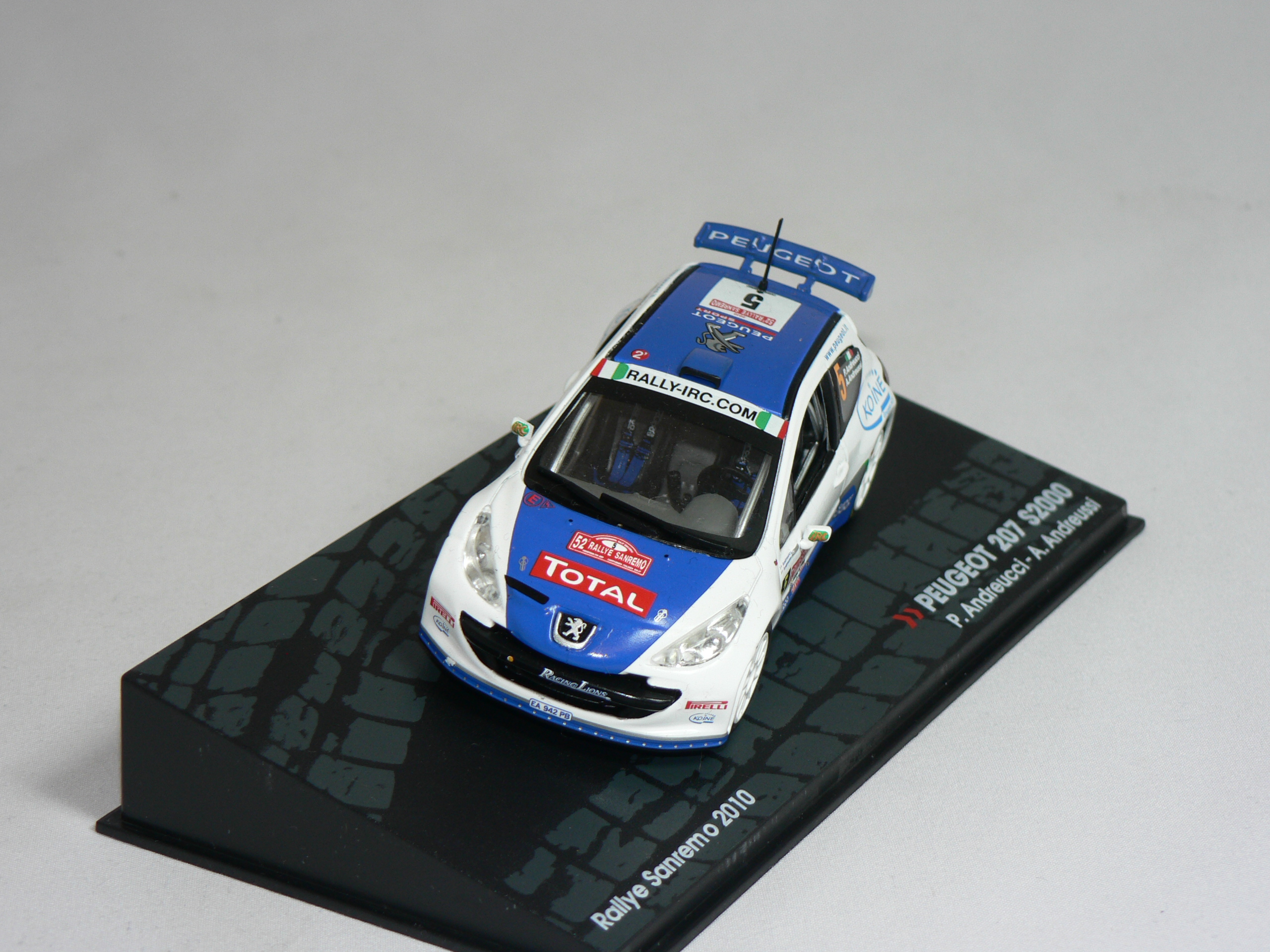 Peugeot  207  S2000  #5   2010   1:43  Champion Rally Cars 