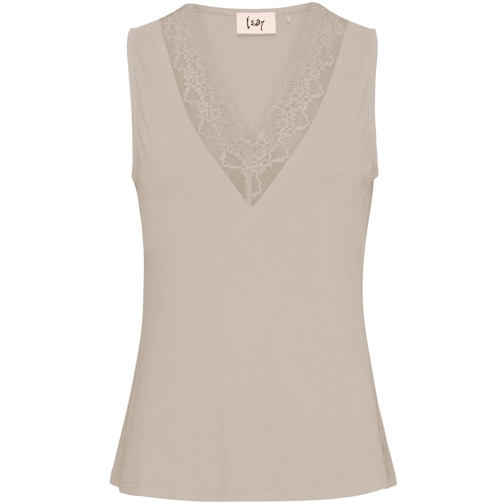 Dee V-Neck Top - Sand - Isay