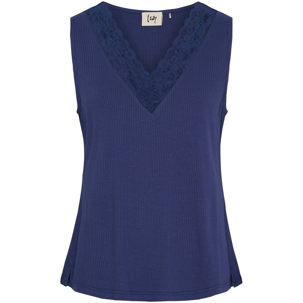 Dee V-Neck Top - Navy - Isay