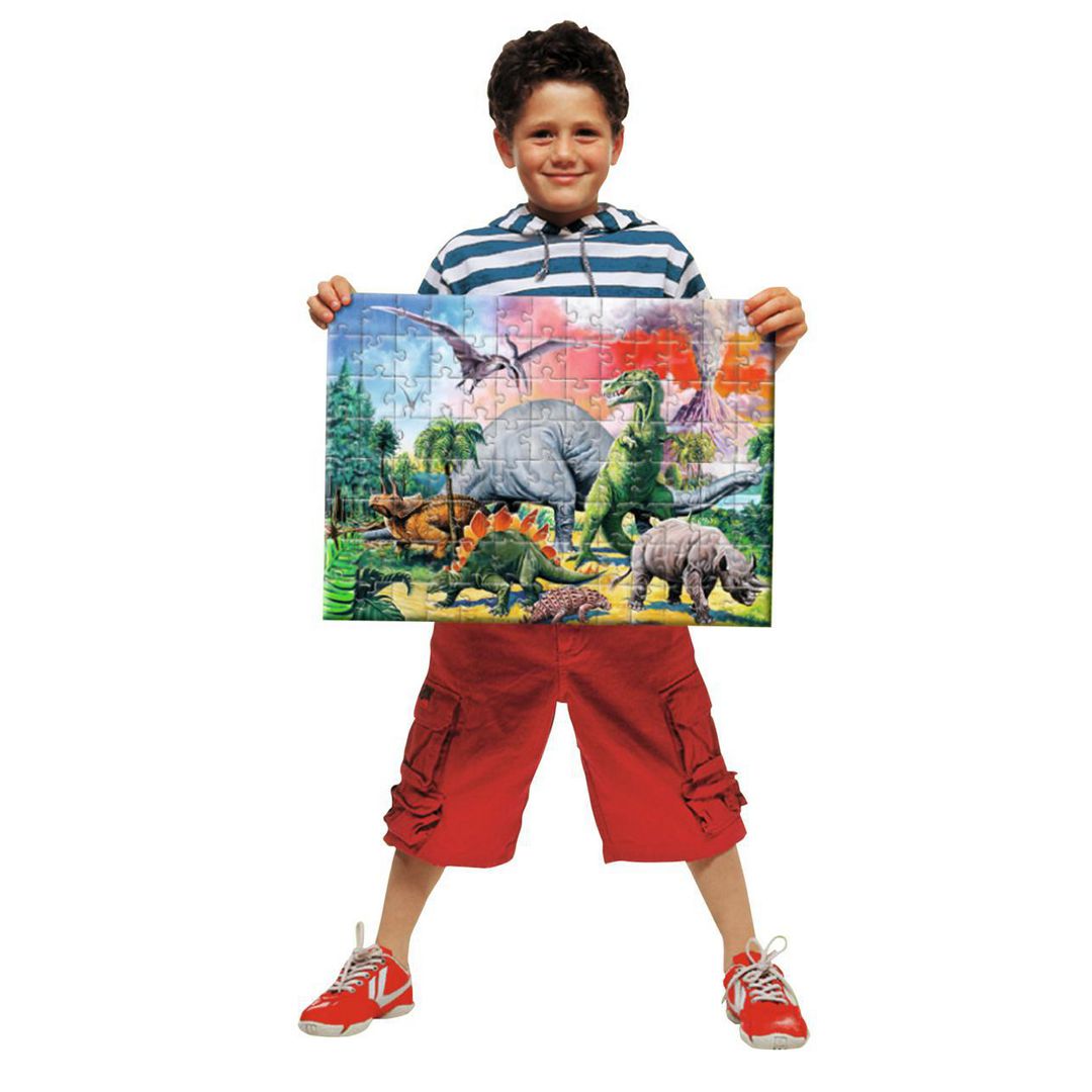 Pussel Dinosaurier 100 bitar - 3