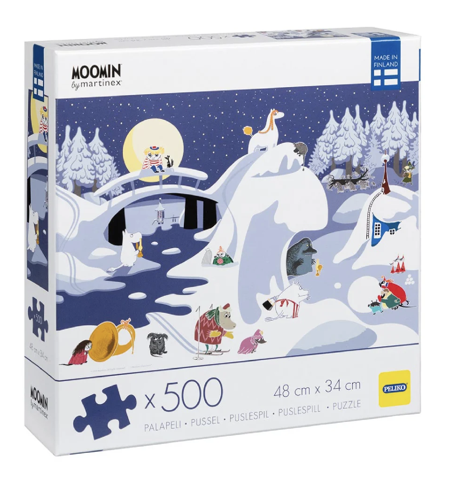 Mumin Pussel 500 Bitar - Vinterlandskap