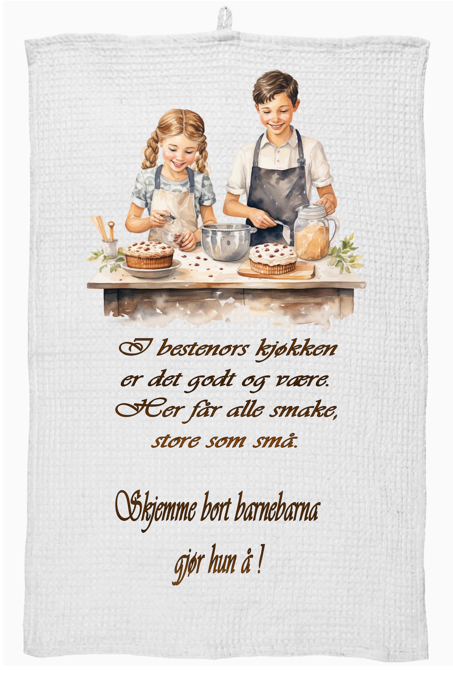 Kjøkkenhåndkle   Bestemor 1