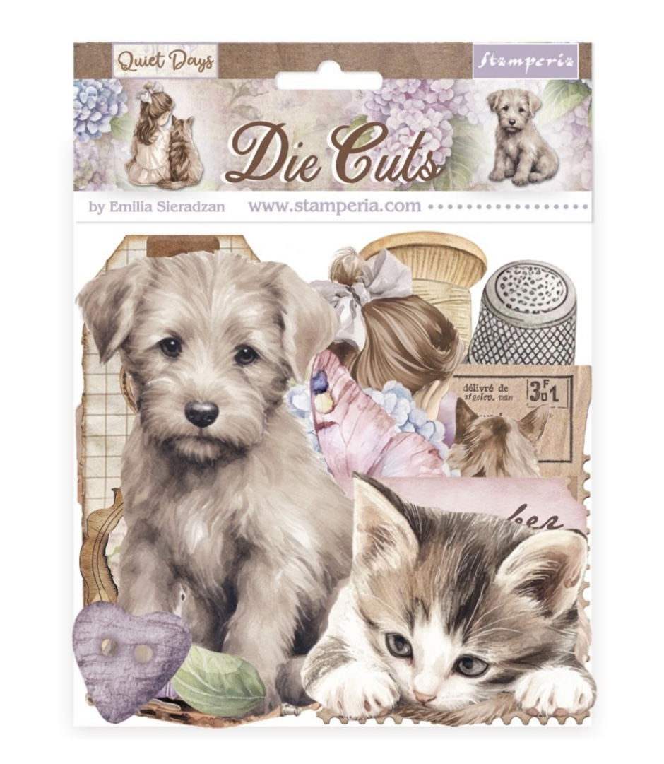 Stamperia Quiet Days Die Cuts 