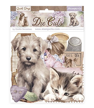 Stamperia Quiet Days Die Cuts 