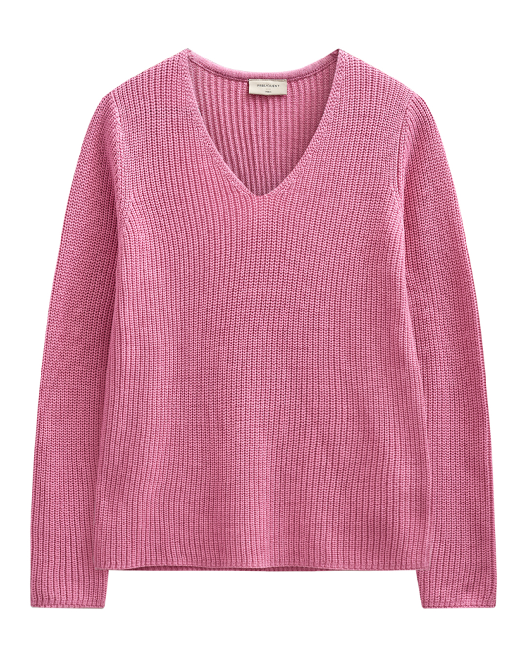 Jumper Ellis v-ringad bubbelgumsrosa - 2