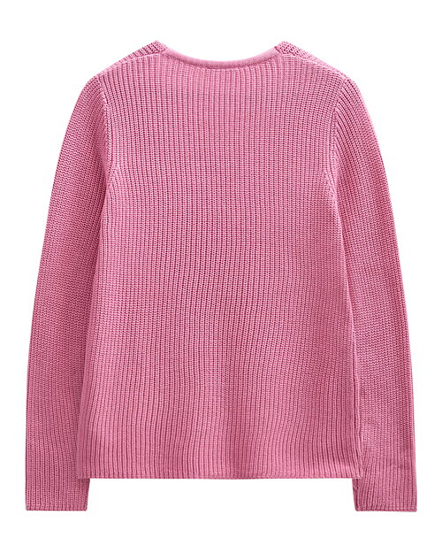 Jumper Ellis v-ringad bubbelgumsrosa - 3