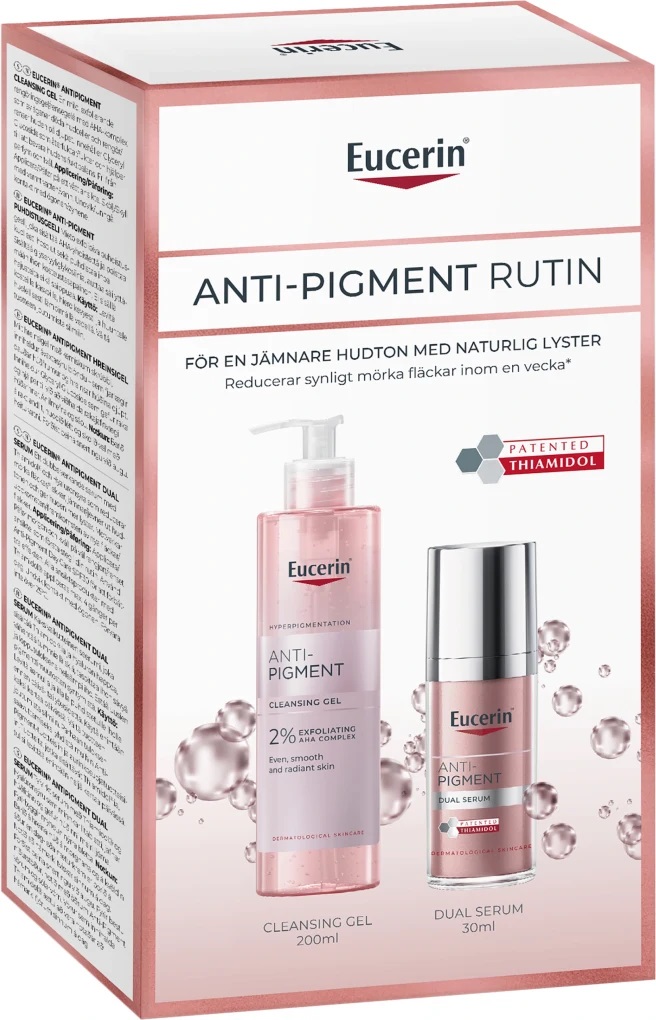Eucerin Anti-Pigment Cleansing Gel + Dual Serum Gift Set 200 + 30 ml