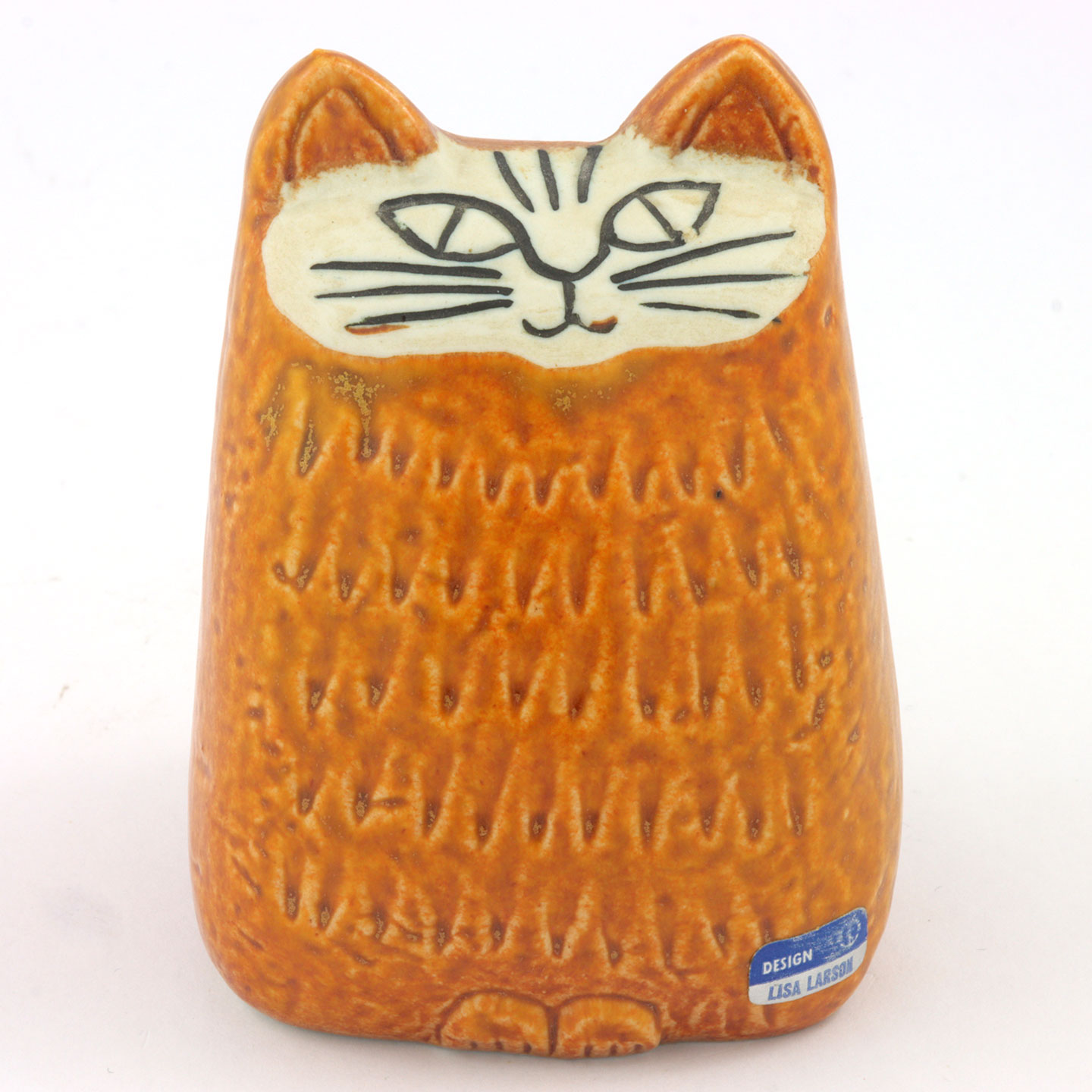 リサラーソン ネコ Liten Katt オレンジ 1965年 10cm (3)