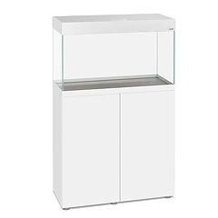 Aquael - Optiset 125 Akvarium med möbel & belysning - Vit