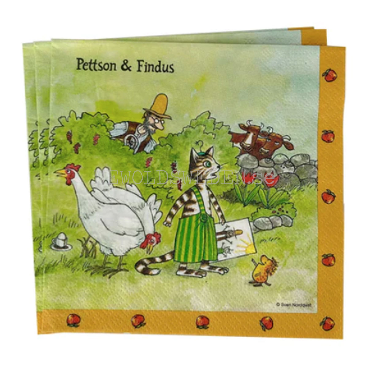 Servetter HÖNOR 33 x 33 cm - 16 stycken - Pettson & Findus