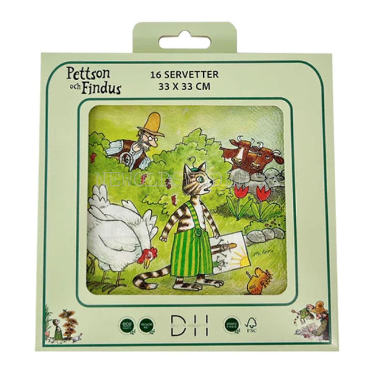 Servetter HÖNOR 33 x 33 cm - 16 stycken - Pettson & Findus - 2