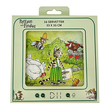 Servetter HÖNOR 33 x 33 cm - 16 stycken - Pettson & Findus