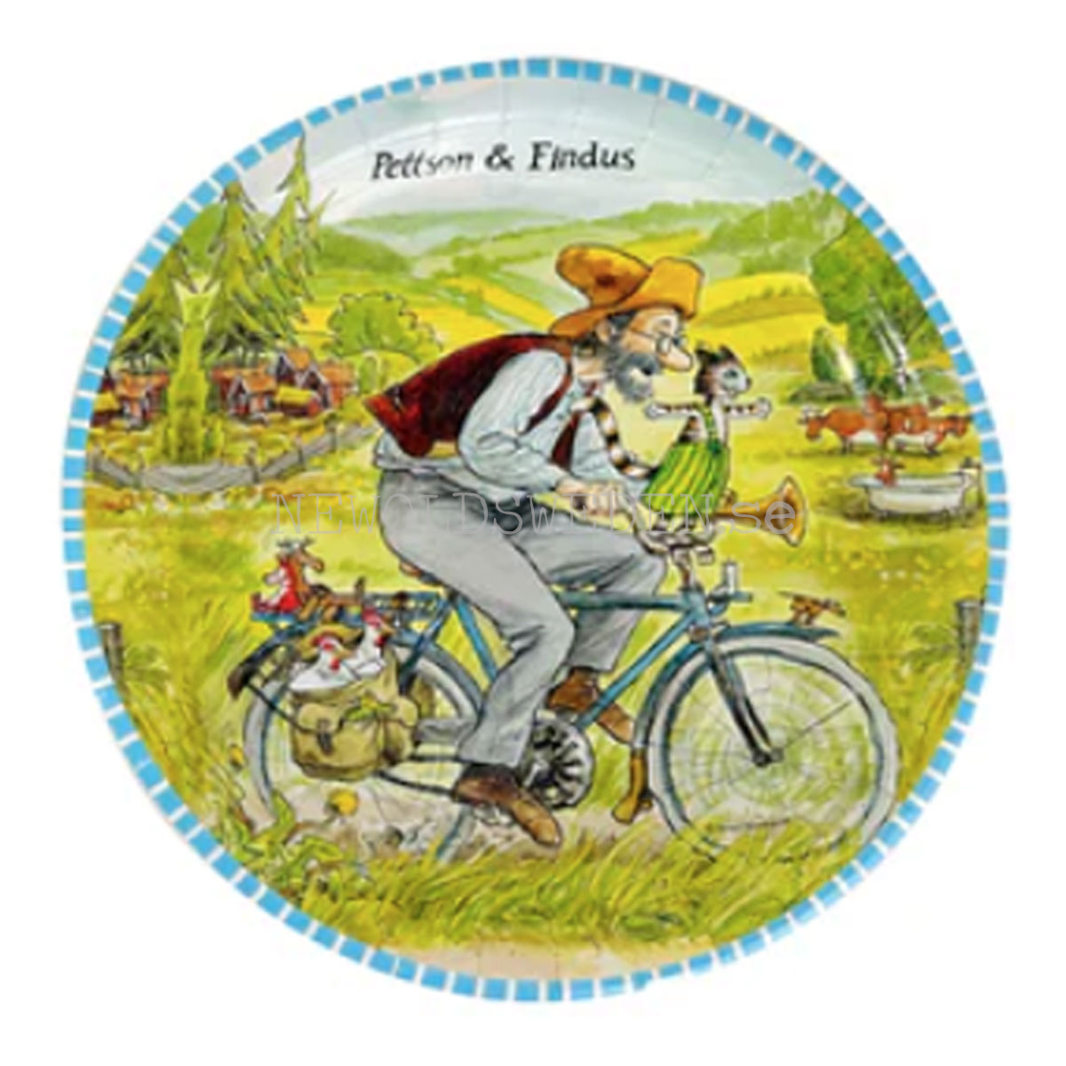 Papperstallrik 23 cm - 8 stycken - Pettson & Findus - 3