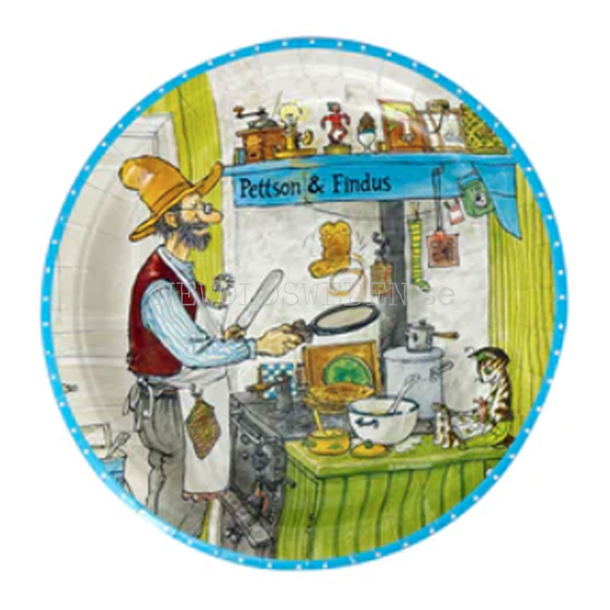 Papperstallrik 23 cm - 8 stycken - Pettson & Findus - 2