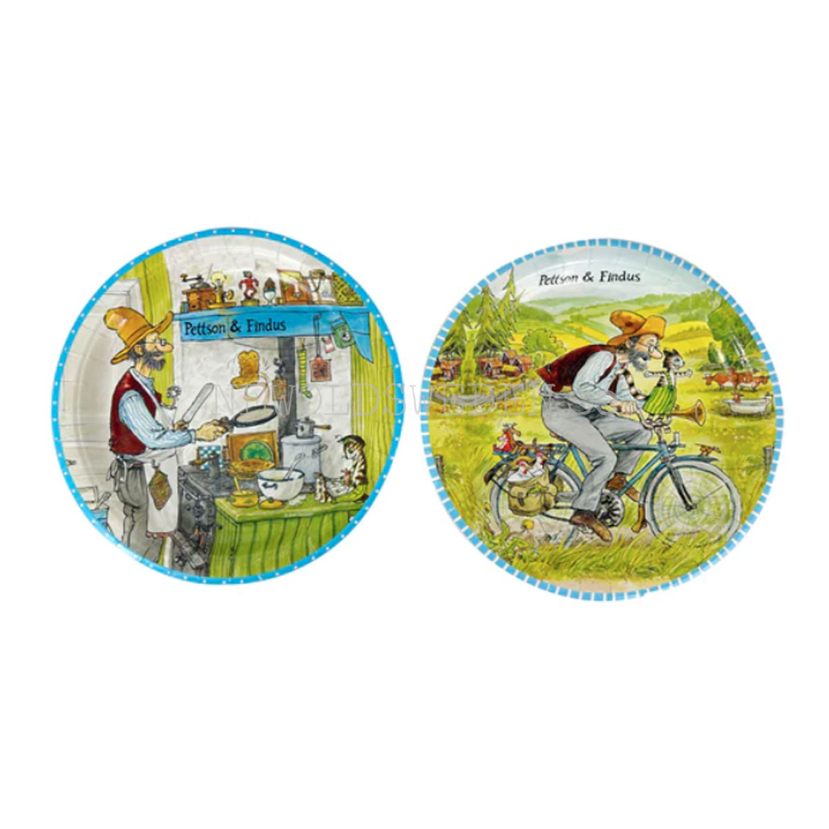 Papperstallrik 23 cm - 8 stycken - Pettson & Findus