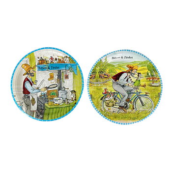 Papperstallrik 23 cm - 8 stycken - Pettson & Findus